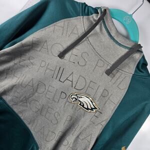 Nike Therma-Fit Philadelphia Eagles NFL Hoodie Pullover Hooded Sweatshirt Mens S